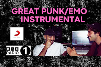 write and produce a great pop punk, emo instrumental