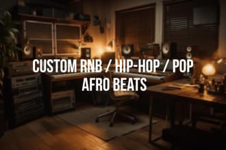 beat making rnb, hip hop, trap, lofi, amapiano and afrobeat