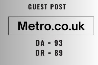 write and publish guest posts on premium sites like metro