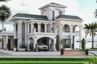 3d rendering in sketchup or 3ds max,enscape,lumion