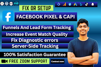 fix or setup facebook pixel conversion api with gtm, server side tracking, meta