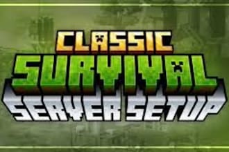 create minecraft server whith custom services