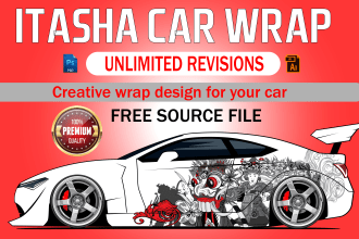 do racing car wrap, itasha car wrap, livery car wrap, vehicle wrap