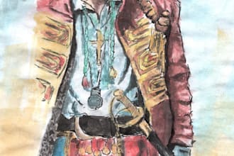 do historical illustrations of people, places, and events