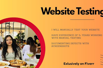 test your website manually