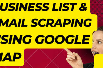 scrape google maps your targeted business leads with contact person email