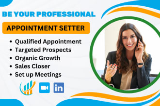 be your linkedin marketing b2b sales manager and appointment setter