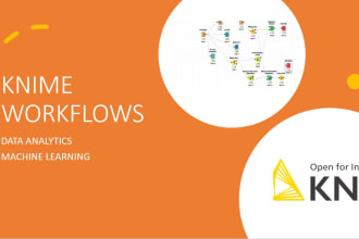 build data analytics and machine learning workflows in knime