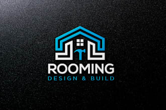 design construction and property logo real estate business