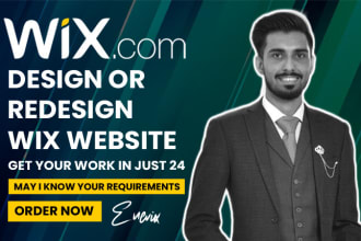 professional wix website design custom wix website creation