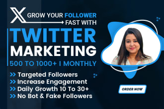 do x twitter marketing for organic growth and gain real followers