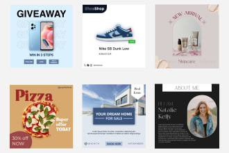 design posts and stories for instagram and facebook