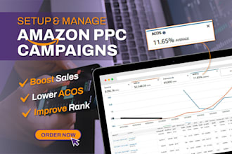 set up, optimize and manage your amazon PPC campaigns