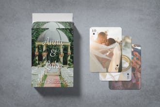 design custom playing or matching cards