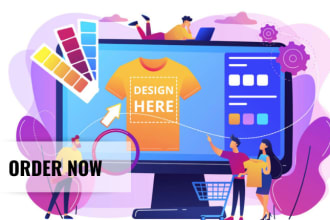 setup shopify store, etsy pod store printful, printify,print on demand store