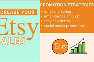 create effective email campaign and etsy newsleter to boost your sales