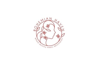bohemian haven logo design