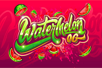 design a hand lettering for your brand and clothing