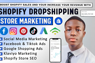 boost shopify sales with shopify dropshipping marketing sales funnel, tiktok ad