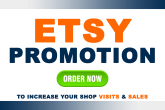 do organic etsy shop or listing promotion to increase etsy sales and visitors