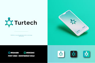do unique modern timeless crypto tech saas software app logo design