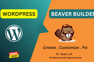 create, customize, or fix beaver builder website