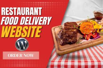 build wix wordpress restaurant website online food ordering grocery website