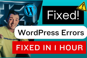 fix wordpress bugs, elementor issues, woocommerce issues less than 2 hours