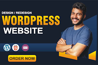 design clean and responsive wordpress website