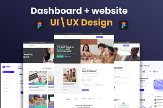 create website ui design, dashboard UI UX design, ui, ux, ui ux design
