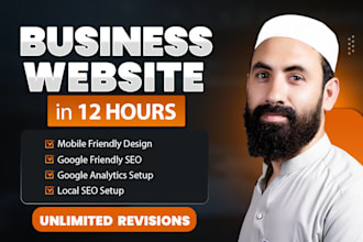 do web design with professional and responsive layout