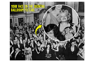 add your face into the shining ballroom picture