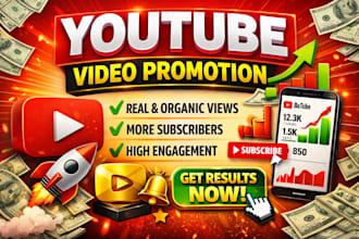 do organic youtube video promotion for channel growth