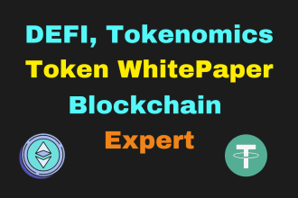 defi tokenomics developer, crypto whitepaper writer blockchain expert