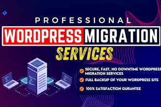 move, migrate, backup and transfer wordpress website to new hosting