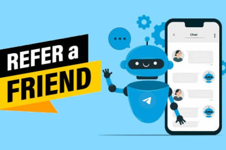make referral telegram bot