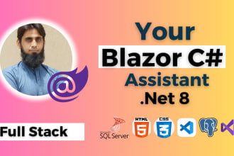 build develop assistant asp net core blazor web api project