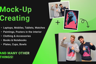 generate and create mock up for your product