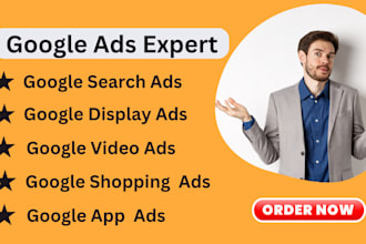 be your google ads expert for adwords, PPC expert