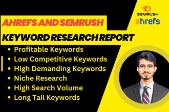 do semrush and ahrefs keyword research and competitor analysis