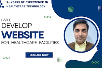 design and develop a medical or healthcare wordpress site