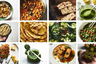 cook your recipe and create food photography for web or smm