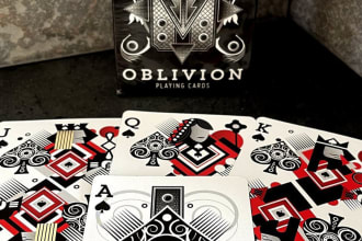 design custom deck of playing card board game card game with card package