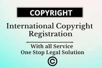 register copyright internationally with all services