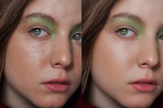 do portrait headshot retouching high quality photo editing