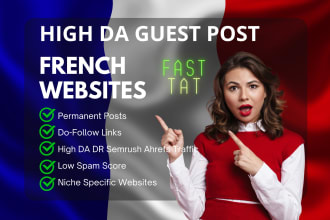 publish high da guest post for french websites, french guest post