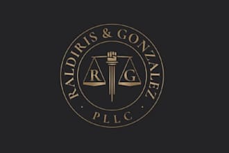 make modern attorney and law logo or any graphics design