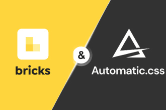 design wordpress websites with bricks builder, automatic CSS, frames