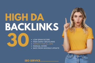 high da white hat USA dofollow link building backlinks SEO service google rank