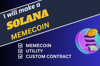 create a solana memecoin for you, solana meme coin developer